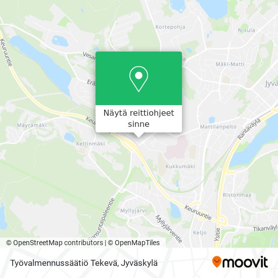 Työvalmennussäätiö Tekevä kartta