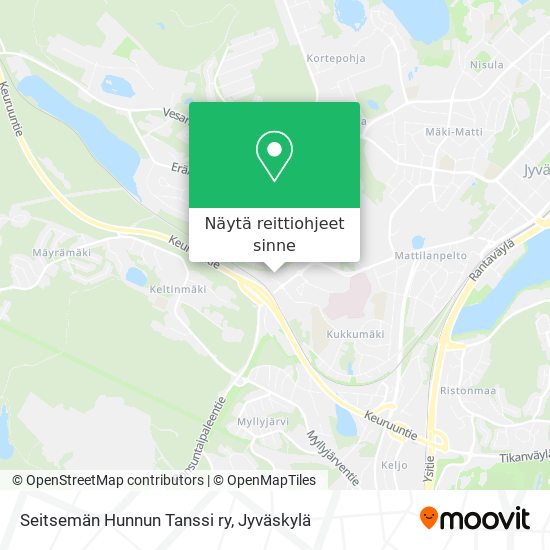 Seitsemän Hunnun Tanssi ry kartta