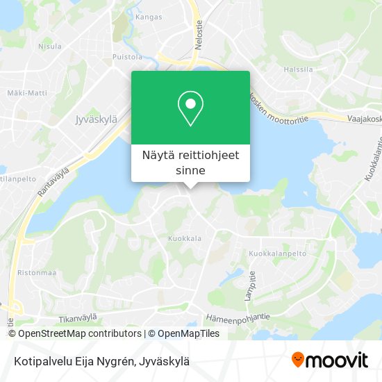 Kotipalvelu Eija Nygrén kartta