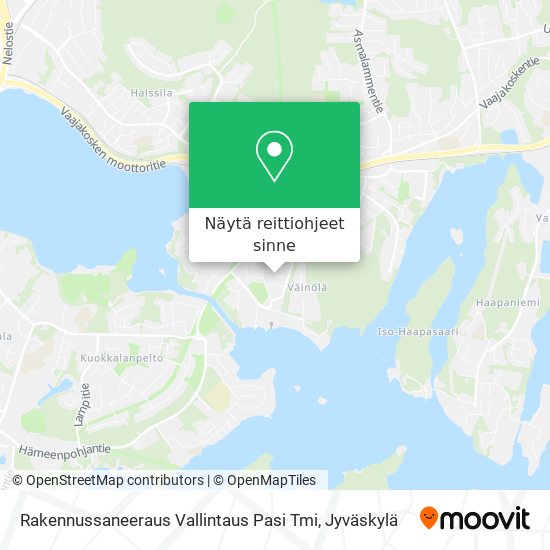 Rakennussaneeraus Vallintaus Pasi Tmi kartta