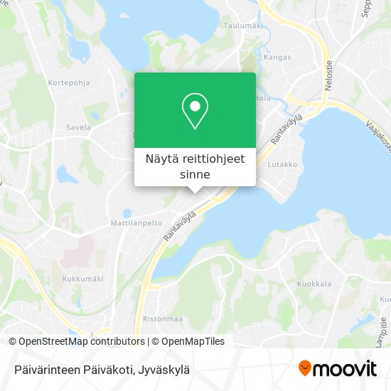 Päivärinteen Päiväkoti kartta