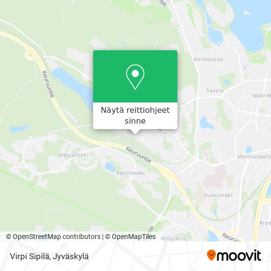 Virpi Sipilä kartta