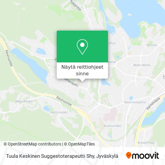 Tuula Keskinen Suggestoterapeutti Shy kartta