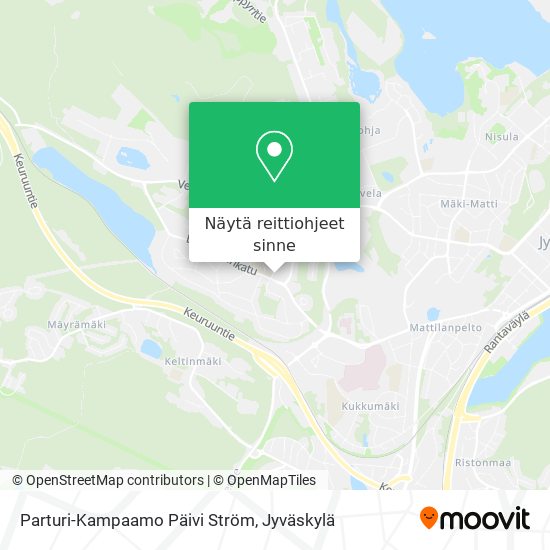 Parturi-Kampaamo Päivi Ström kartta