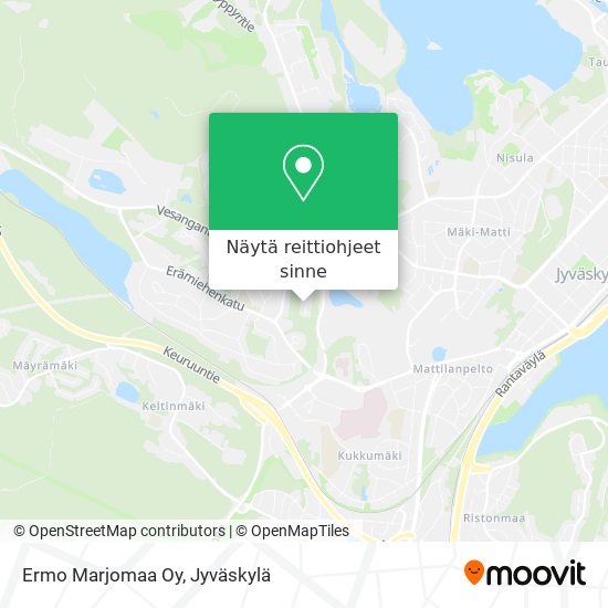 Ermo Marjomaa Oy kartta