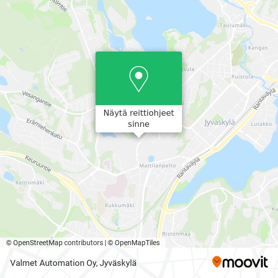 Valmet Automation Oy kartta