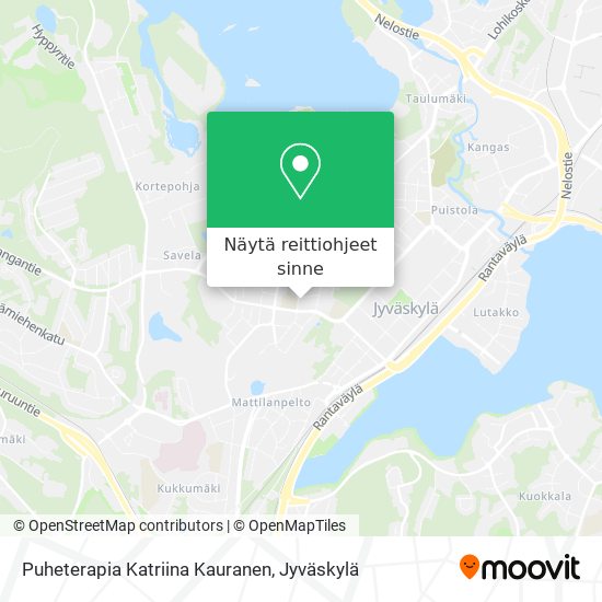 Puheterapia Katriina Kauranen kartta