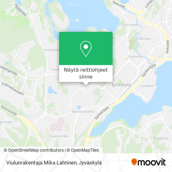 Viulunrakentaja Mika Lahtinen kartta