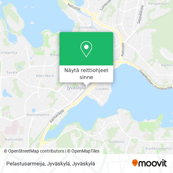 Pelastusarmeija, Jyväskylä kartta
