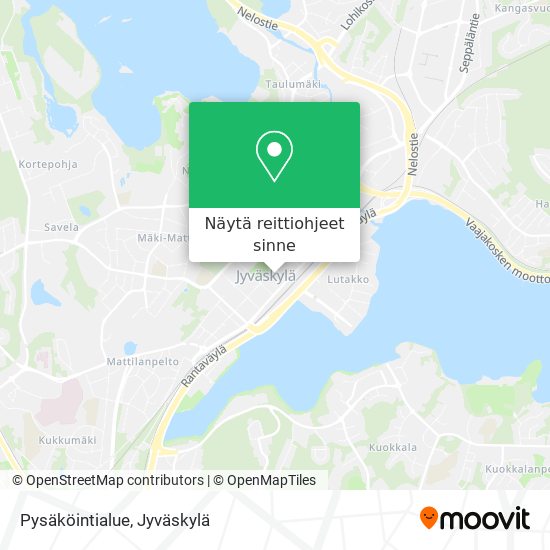 Pysäköintialue kartta
