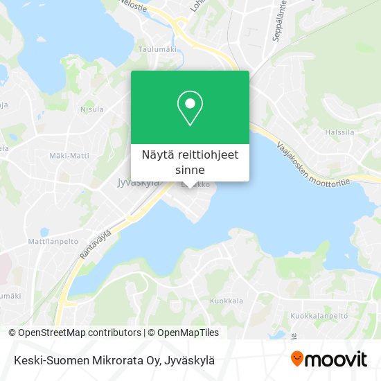 Keski-Suomen Mikrorata Oy kartta