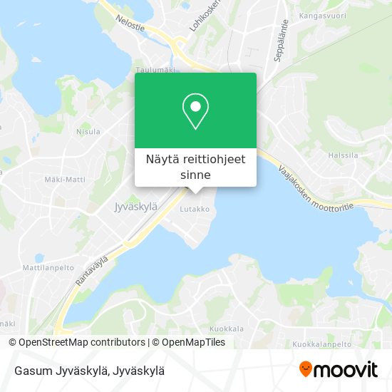 Gasum Jyväskylä kartta