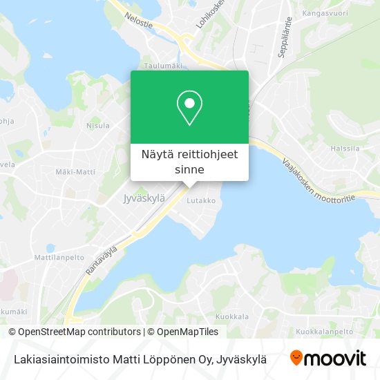 Lakiasiaintoimisto Matti Löppönen Oy kartta