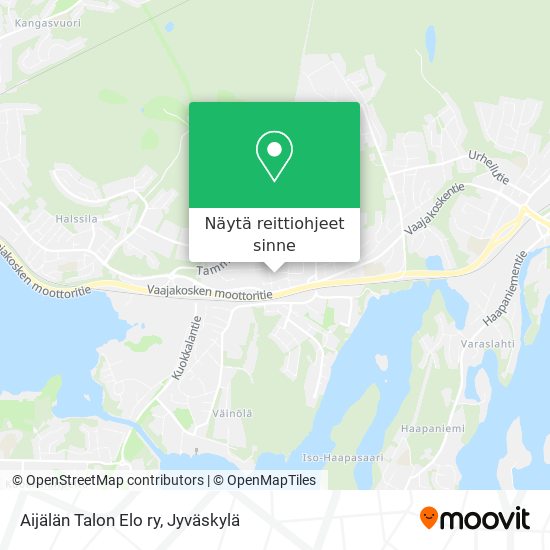 Aijälän Talon Elo ry kartta