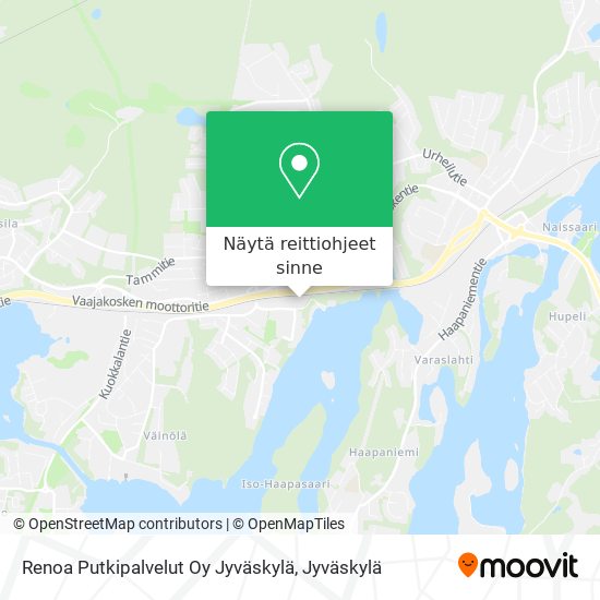 Renoa Putkipalvelut Oy Jyväskylä kartta