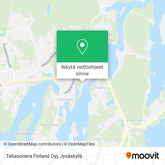 Teliasonera Finland Oyj kartta