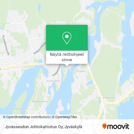 Jyvässeudun Johtokartoitus Oy kartta