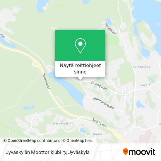 Jyväskylän Moottoriklubi ry kartta
