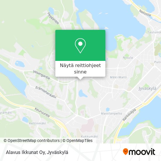 Alavus Ikkunat Oy kartta