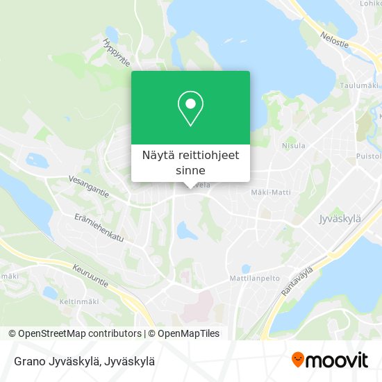Grano Jyväskylä kartta