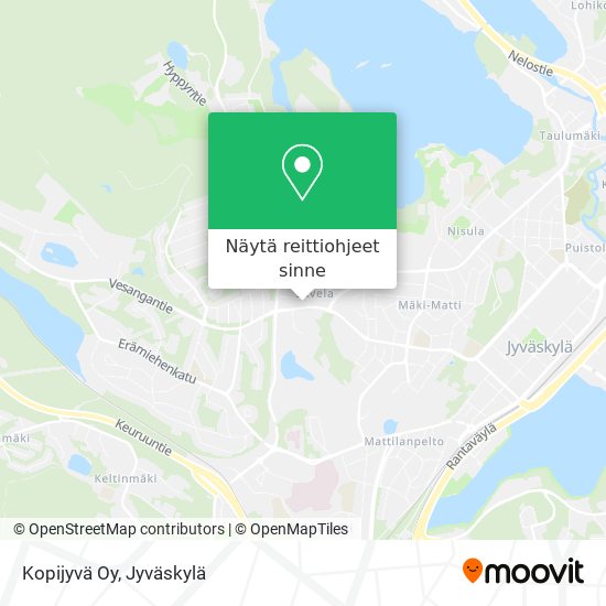 Kopijyvä Oy kartta