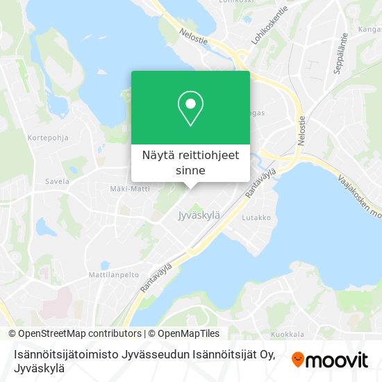 Isännöitsijätoimisto Jyvässeudun Isännöitsijät Oy kartta