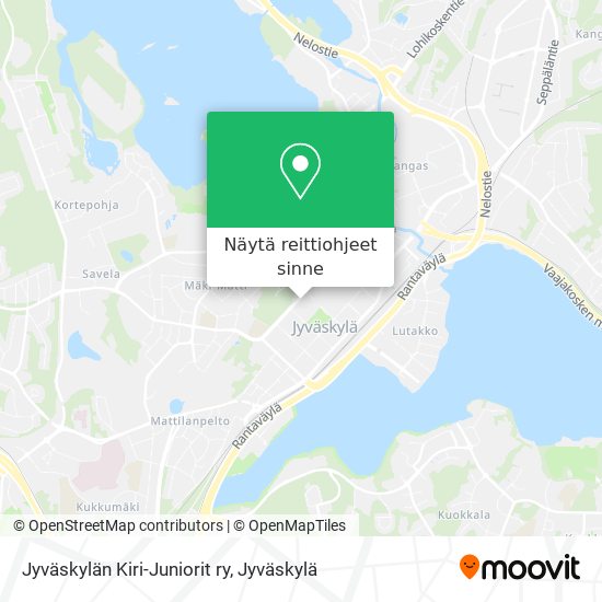 Jyväskylän Kiri-Juniorit ry kartta