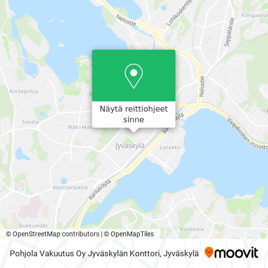 Pohjola Vakuutus Oy Jyväskylän Konttori kartta