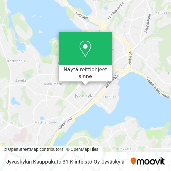 Jyväskylän Kauppakatu 31 Kiinteistö Oy kartta