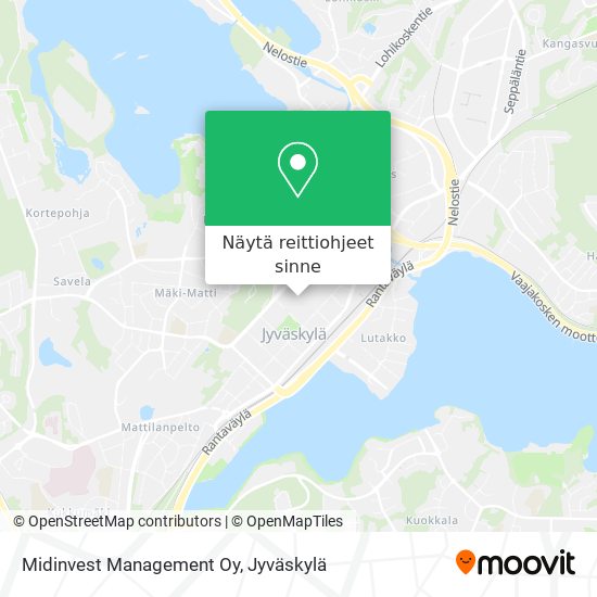 Midinvest Management Oy kartta