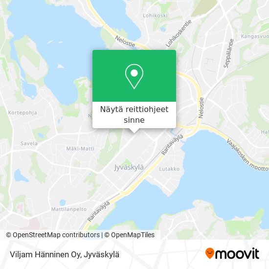 Viljam Hänninen Oy kartta