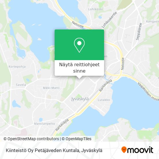 Kiinteistö Oy Petäjäveden Kuntala kartta