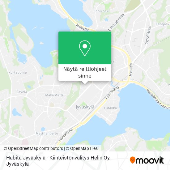 Habita Jyväskylä - Kiinteistönvälitys Helin Oy kartta