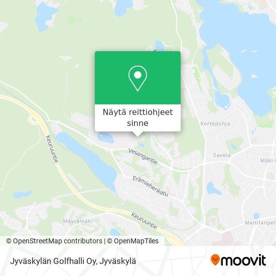 Jyväskylän Golfhalli Oy kartta