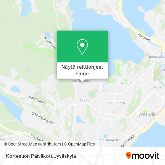 Kortesuon Päiväkoti kartta