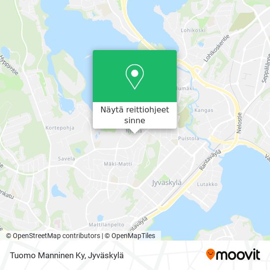 Tuomo Manninen Ky kartta