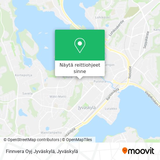 Finnvera Oyj Jyväskylä kartta