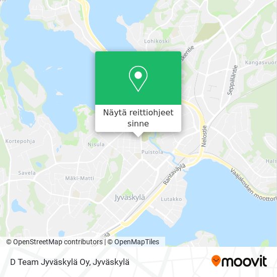 D Team Jyväskylä Oy kartta