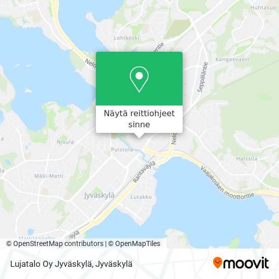 Lujatalo Oy Jyväskylä kartta