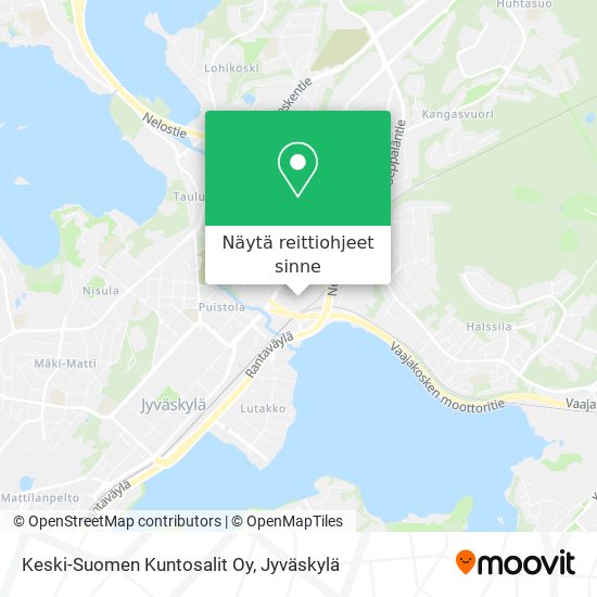 Keski-Suomen Kuntosalit Oy kartta