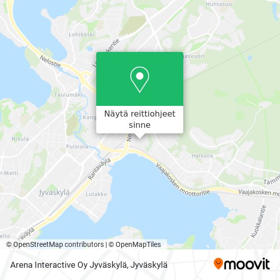 Arena Interactive Oy Jyväskylä kartta