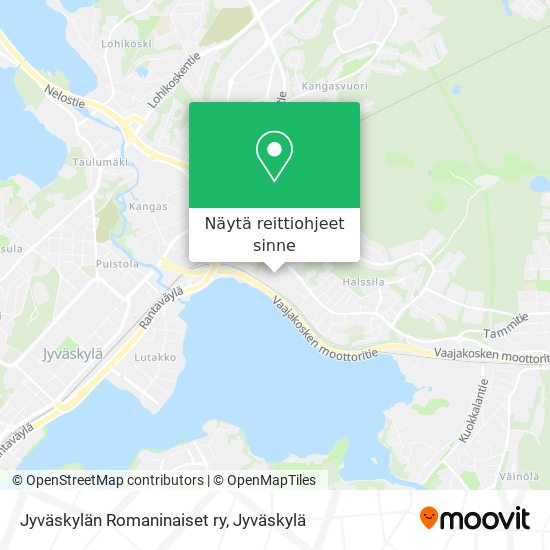 Jyväskylän Romaninaiset ry kartta