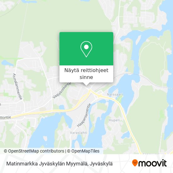 Matinmarkka Jyväskylän Myymälä kartta