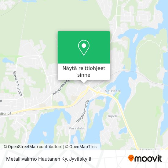 Metallivalimo Hautanen Ky kartta
