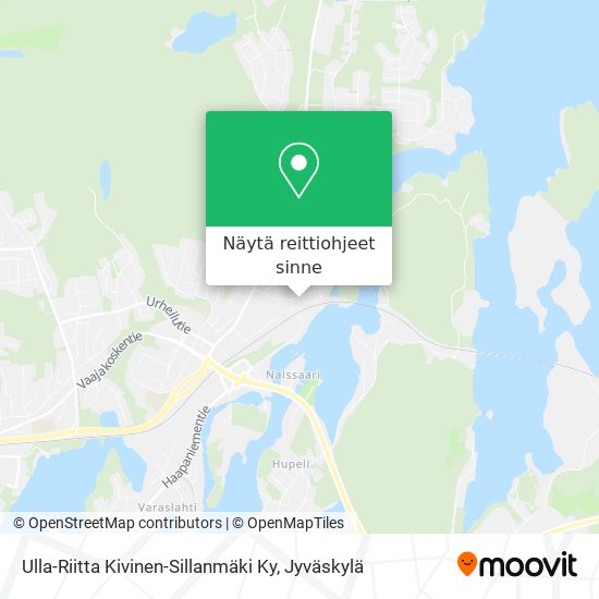 Ulla-Riitta Kivinen-Sillanmäki Ky kartta