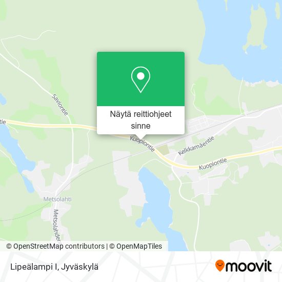 Lipeälampi I kartta