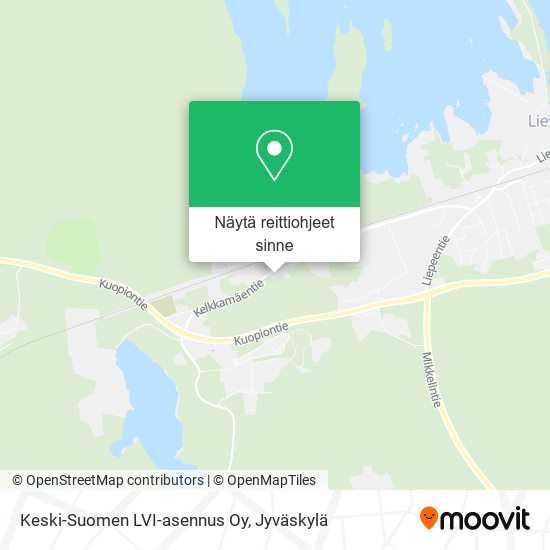 Keski-Suomen LVI-asennus Oy kartta