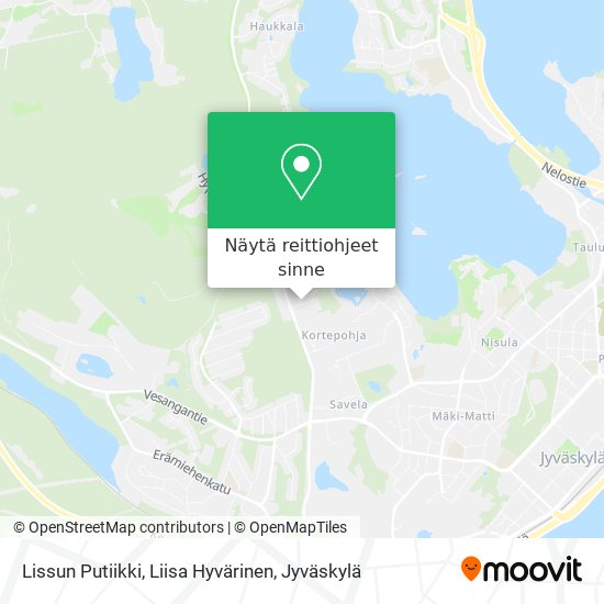 Lissun Putiikki, Liisa Hyvärinen kartta