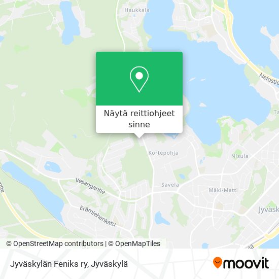 Jyväskylän Feniks ry kartta