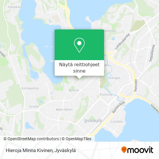 Hieroja Minna Kivinen kartta